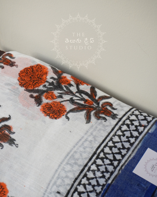 Kanakambaram Linen Saree