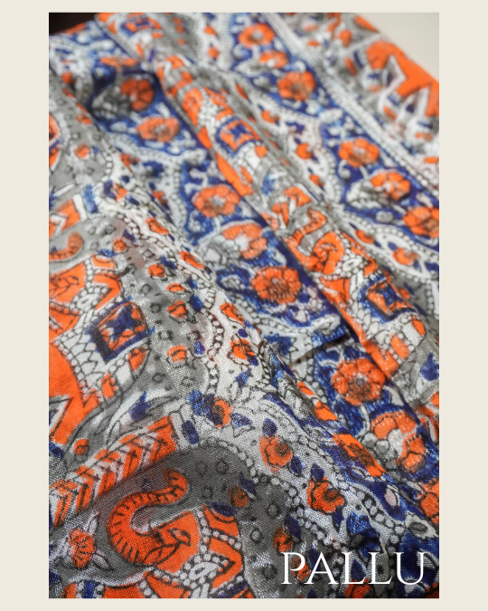 Kanakambaram Linen Saree