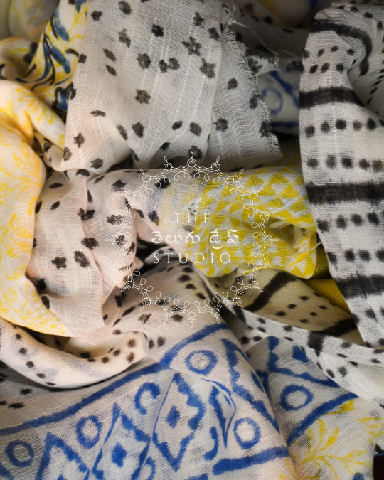 Nag Champa Linen Saree