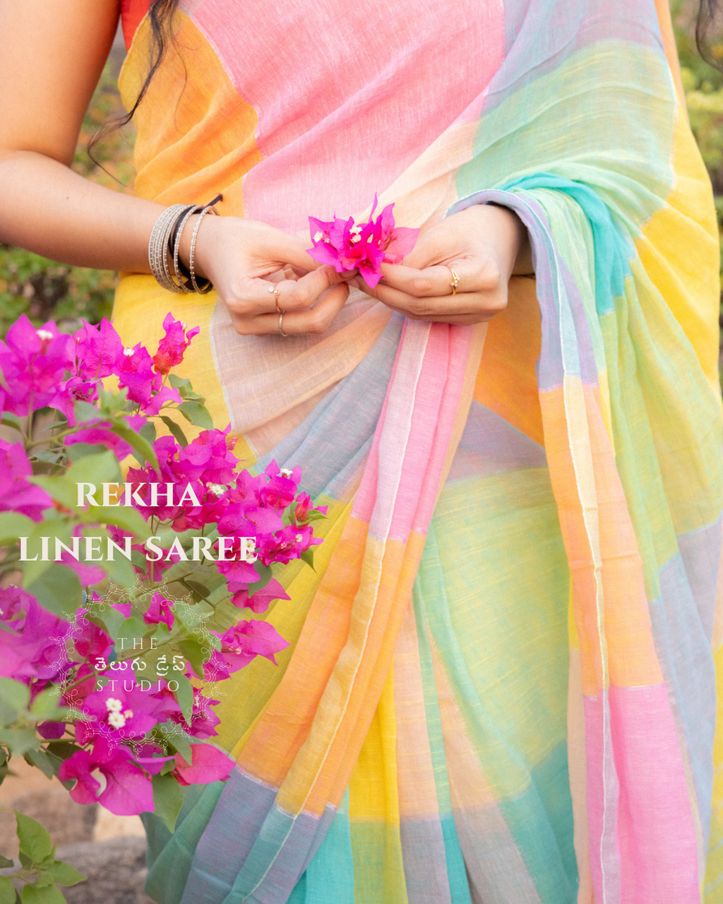 Rekha Linen Saree