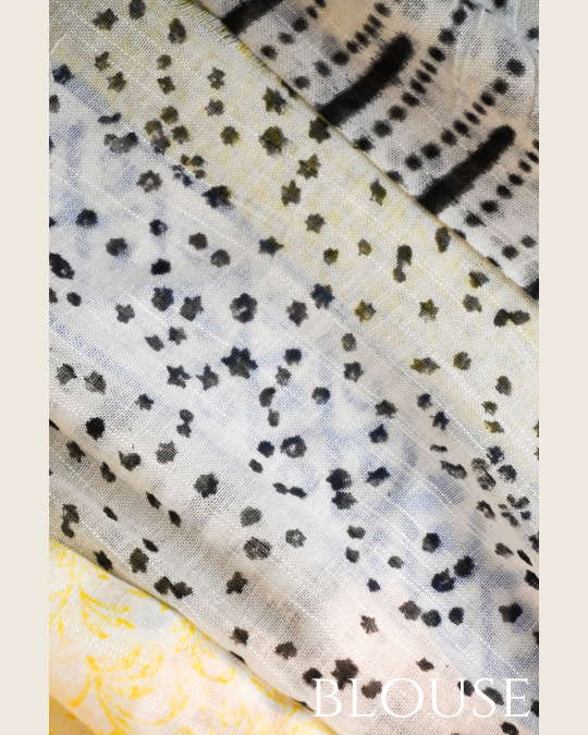 Nag Champa Linen Saree