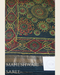 Green Maheshwari Saree