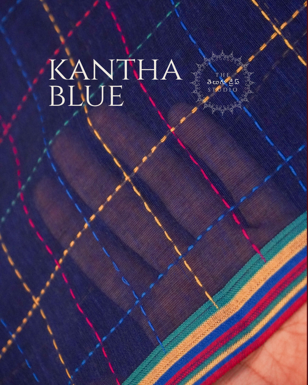 Kantha Blue