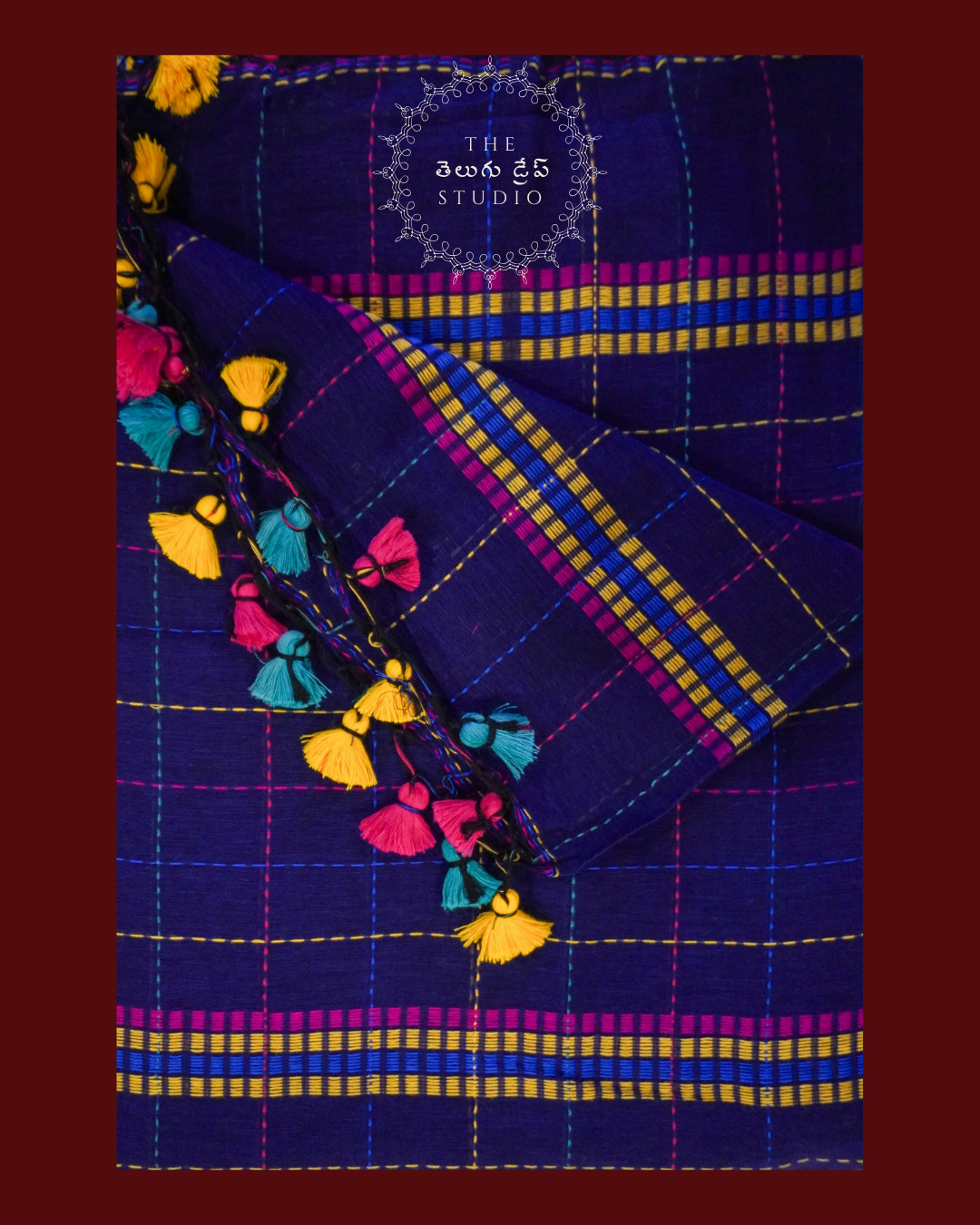 Kantha Blue