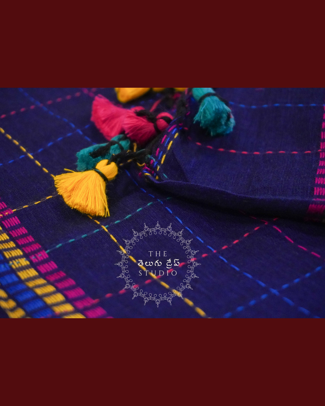 Kantha Blue