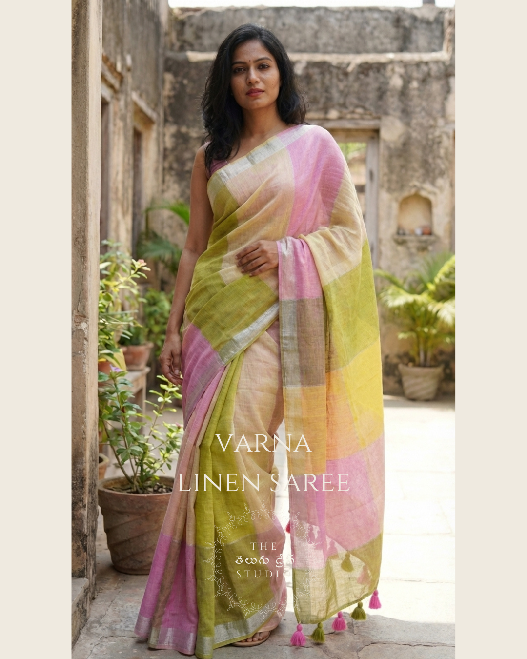 Varna Linen Saree