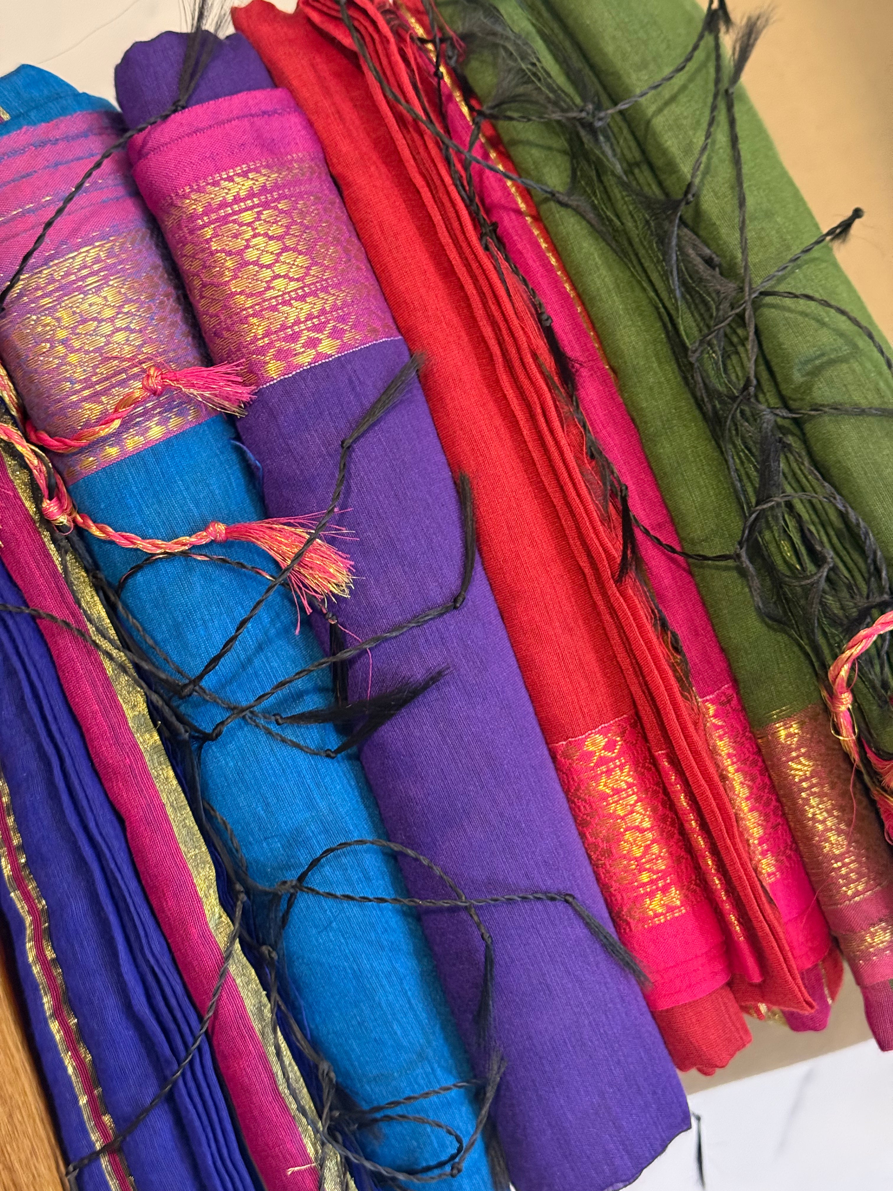 Semi Maheshwari Saree