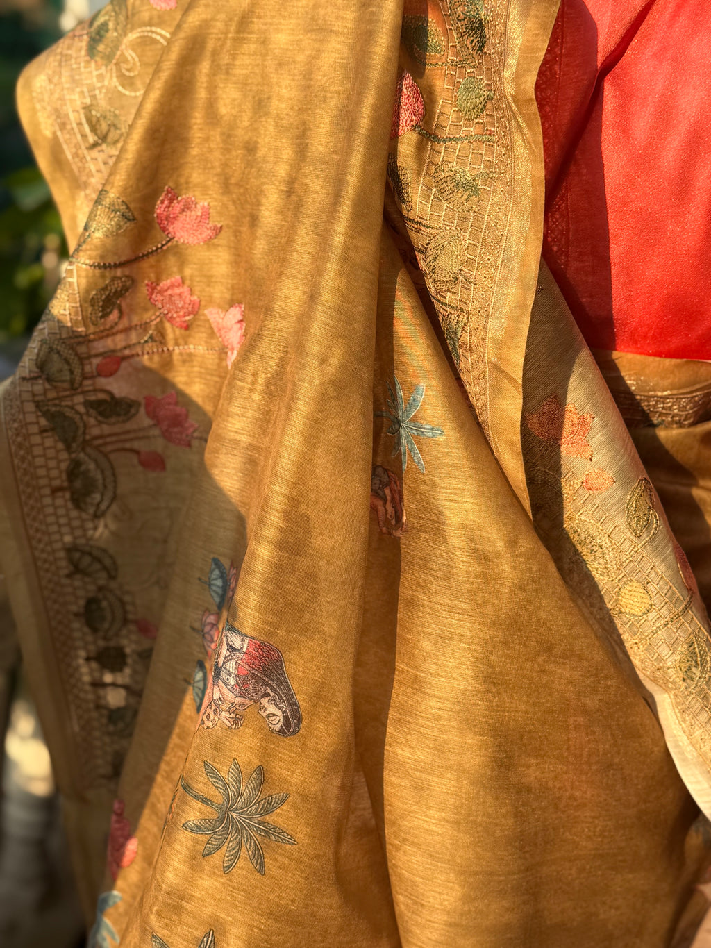 Chanderi Designer Saree