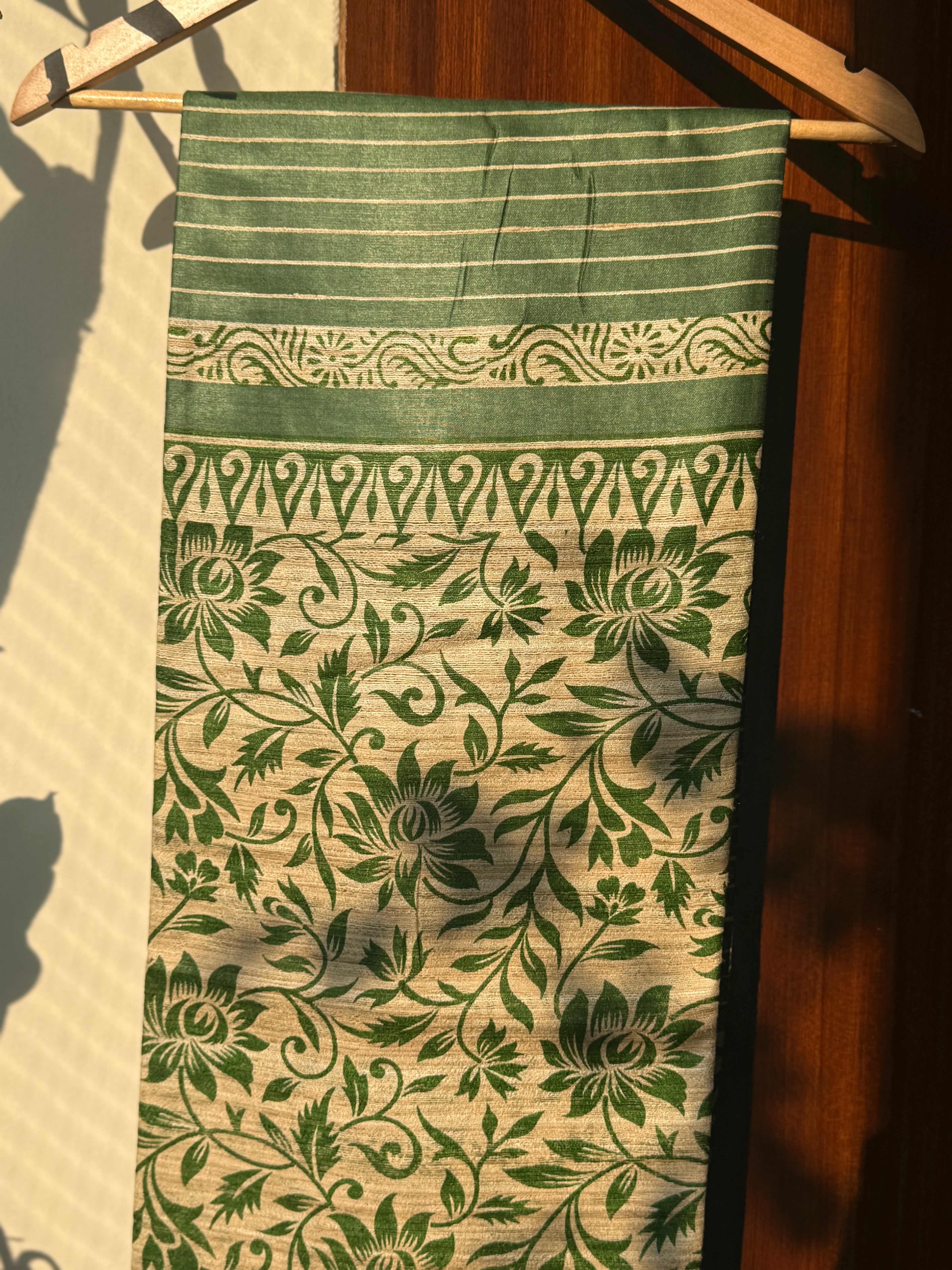 Tussar Gicha Saree