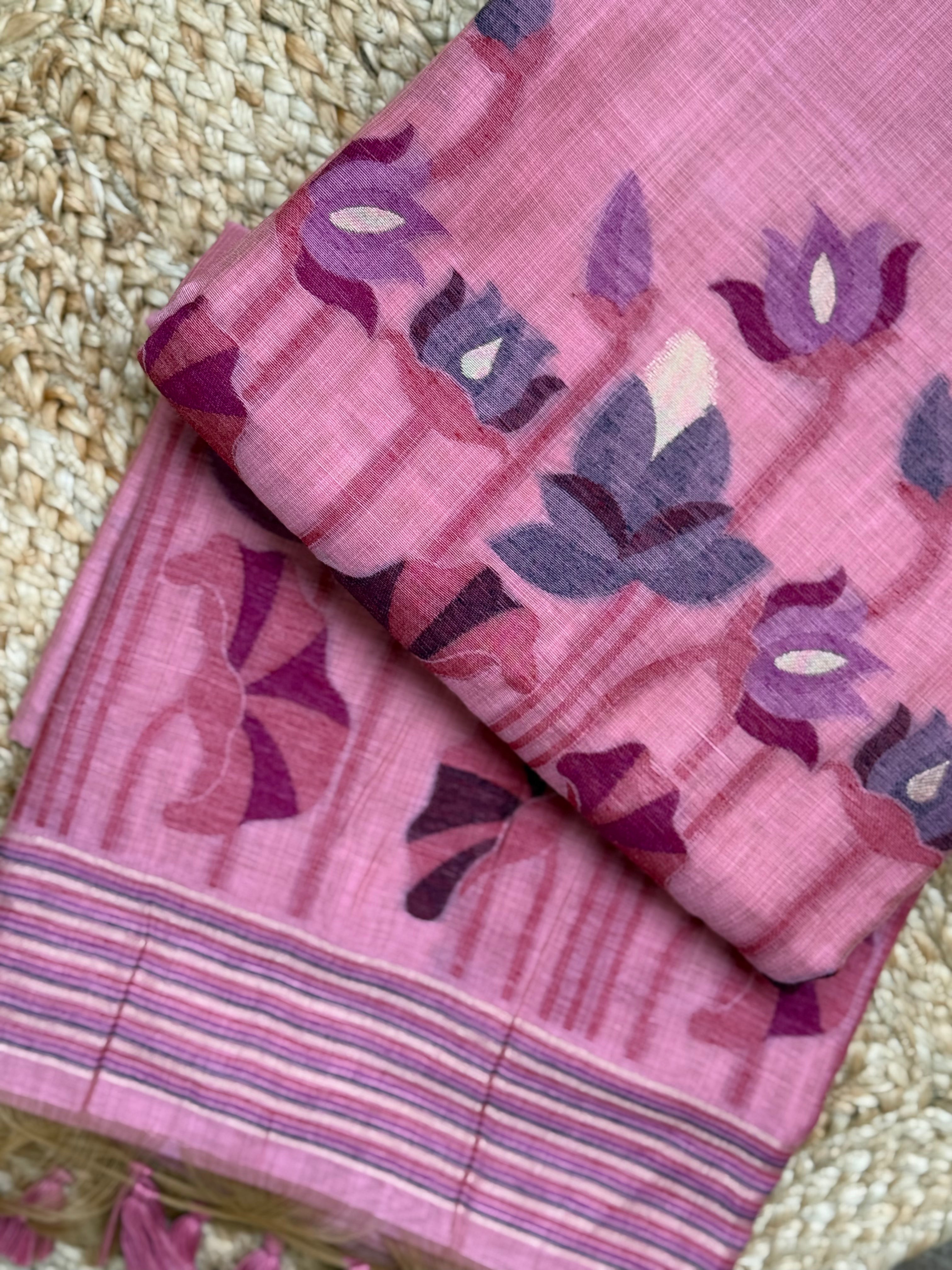 Muga Cotton Saree