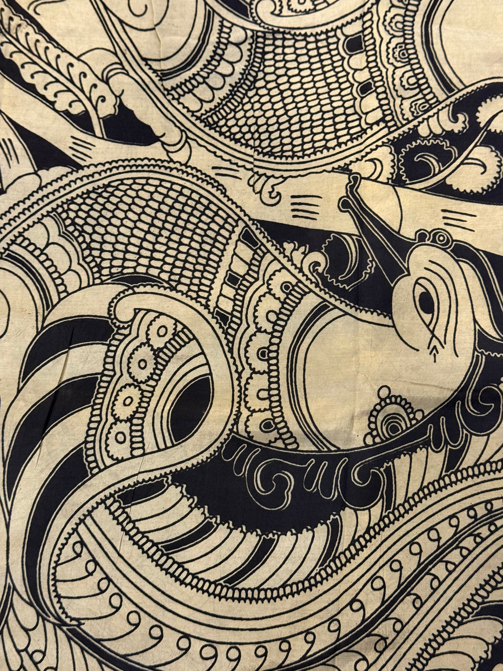 Kalamkari Chennur Silk Saree